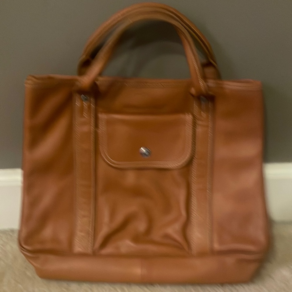 Longchamp Leather Tote